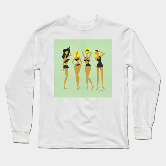 Bombshells - Blonde Long Sleeve T-Shirt by CatCoq